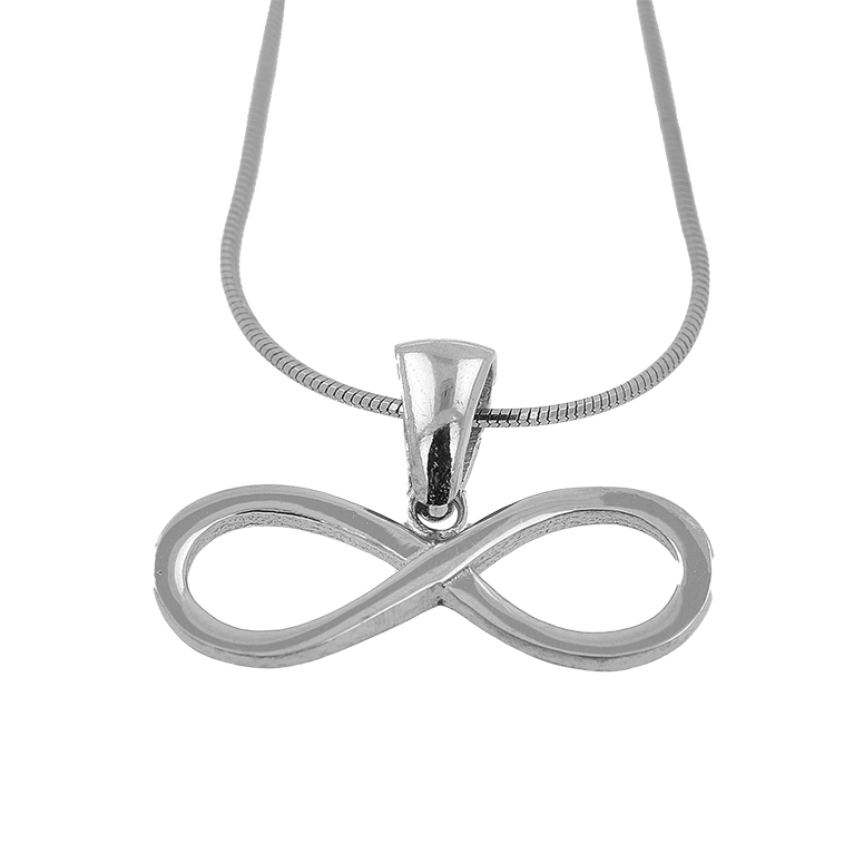Silver Chain with Infinity Pendant