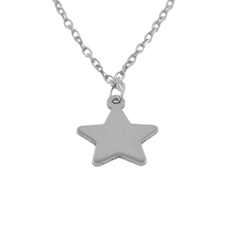 Silver Chain with Star Pendant