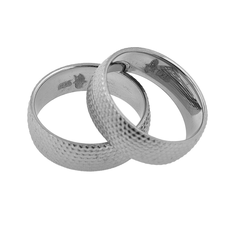 Silver Structural Engagement Ring