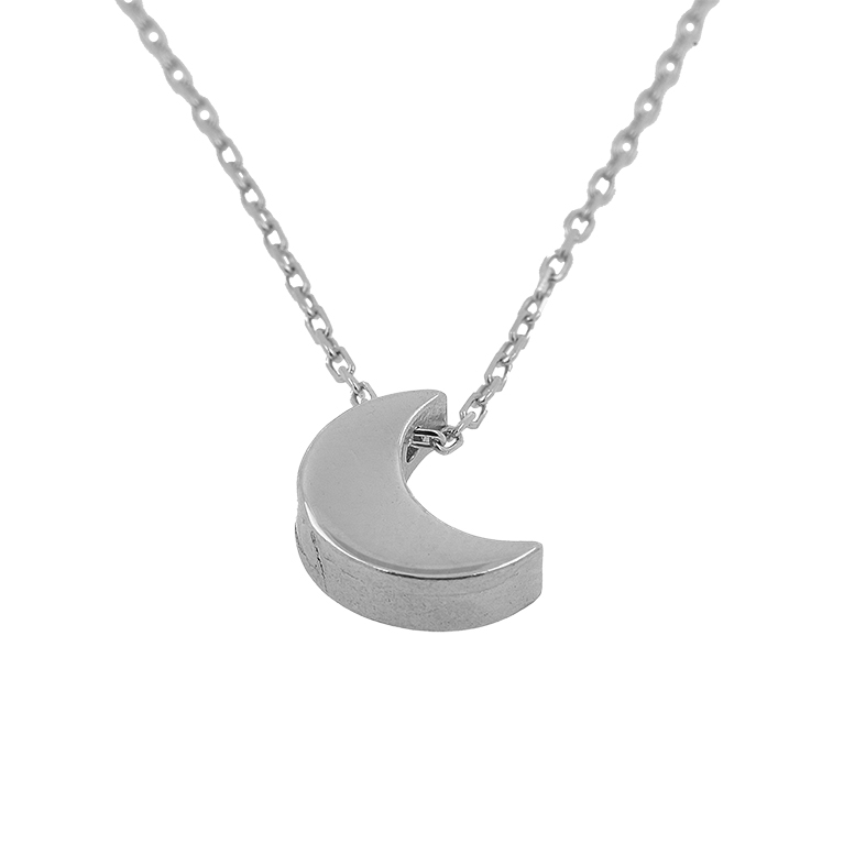 Silver Chain with Pendant Moon