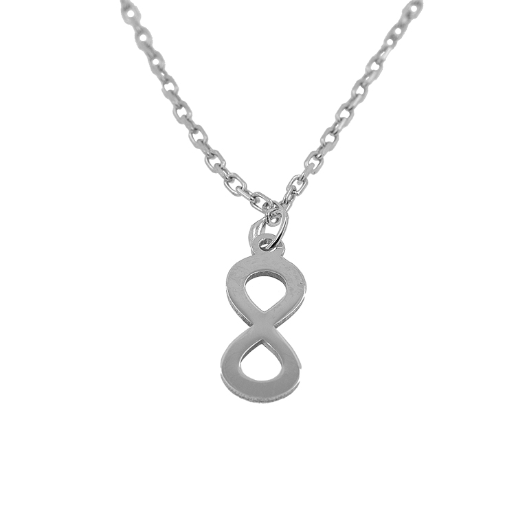Silver Chain with Infinity Pendant